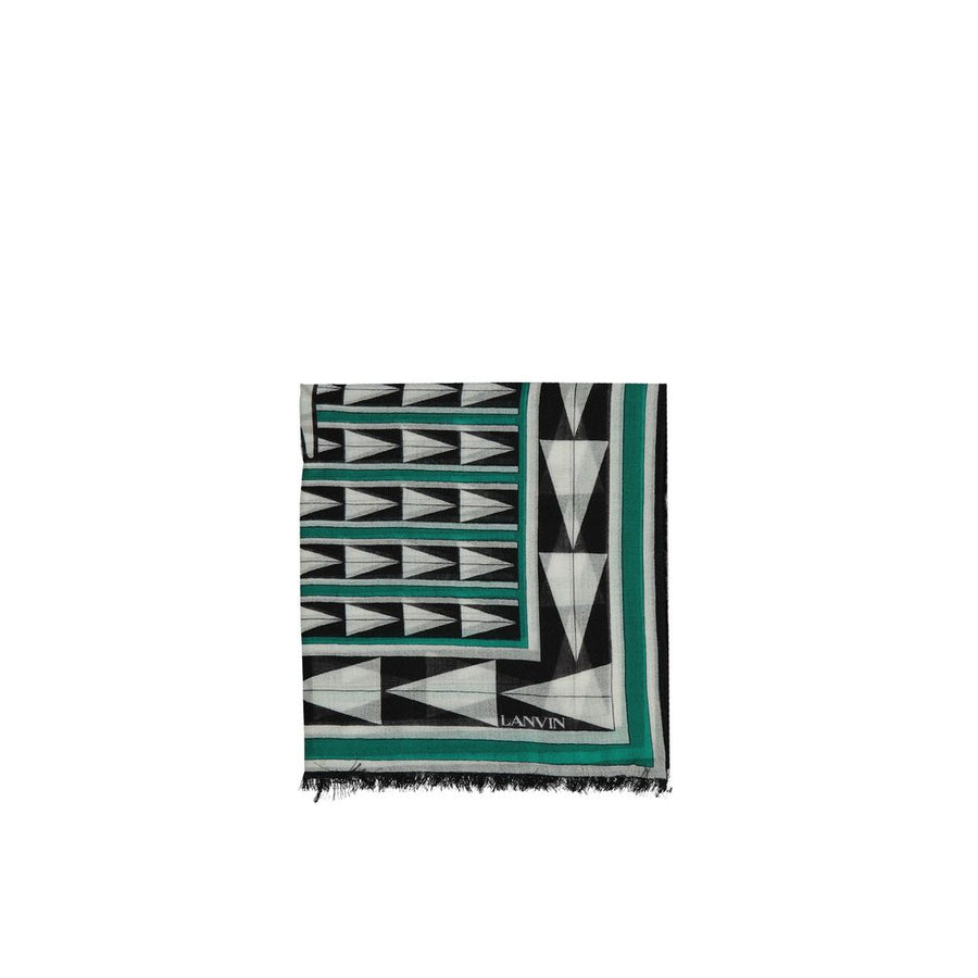 Lanvin 100% Wool scarf in multicolor