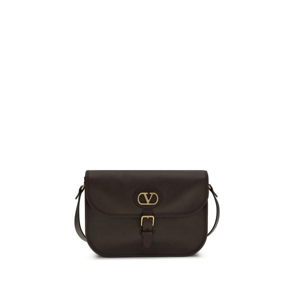 Valentino Garavani 100% Calf Leather Bos Taurus shoulder bag in brown