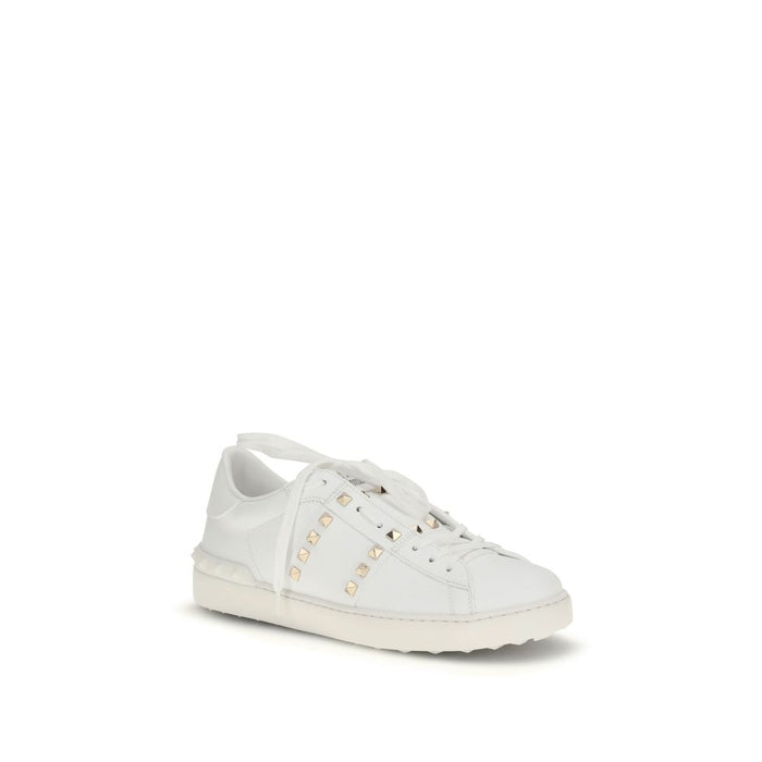 Valentino Garavani Upper: 100% Calf Leather Bos Taurus; Sole: 100% Rubber sneakers in white — view 2