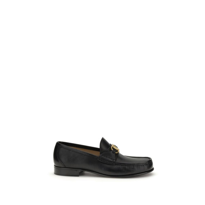 Valentino Garavani Upper 100% Calf Leather Bos Taurus loafer in black
