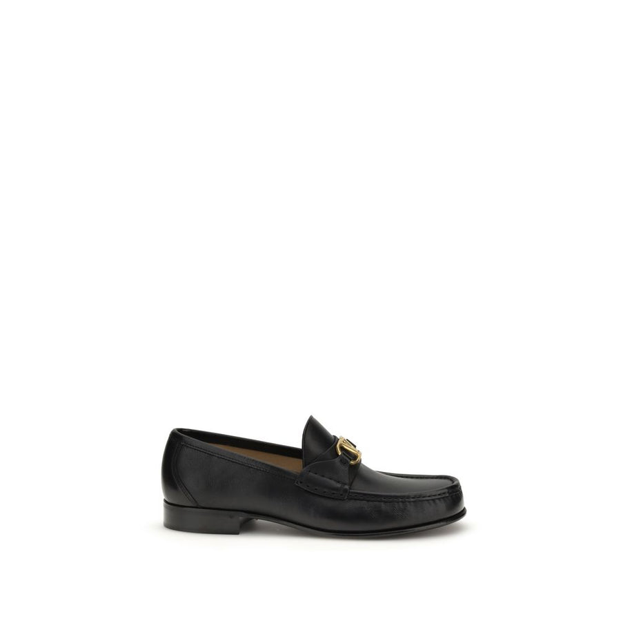 Valentino Garavani Upper 100% Calf Leather Bos Taurus loafer in black