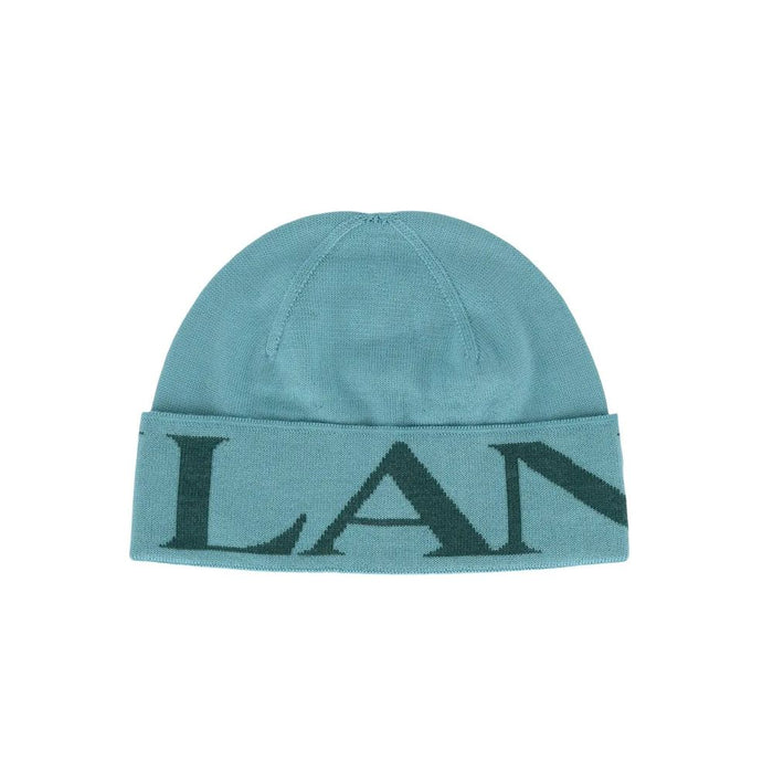 Lanvin LA-8990690934996 100% Virgin wool beanie in blue