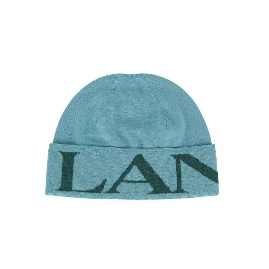 Lanvin LA-8990690934996 100% Virgin wool beanie in blue
