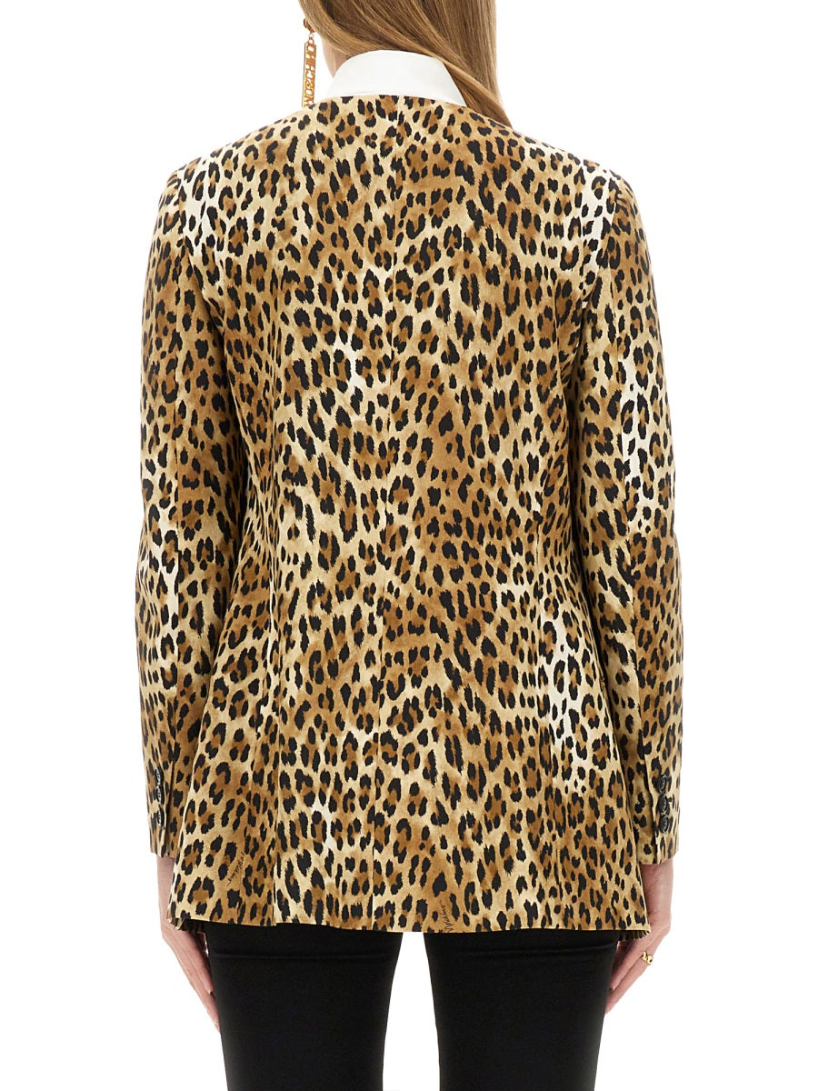 Jacket With Animal Pattern Animalier Viscose