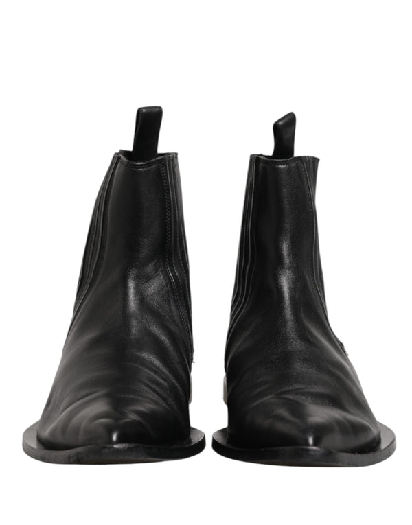 Dolce & Gabbana Leather boot in black