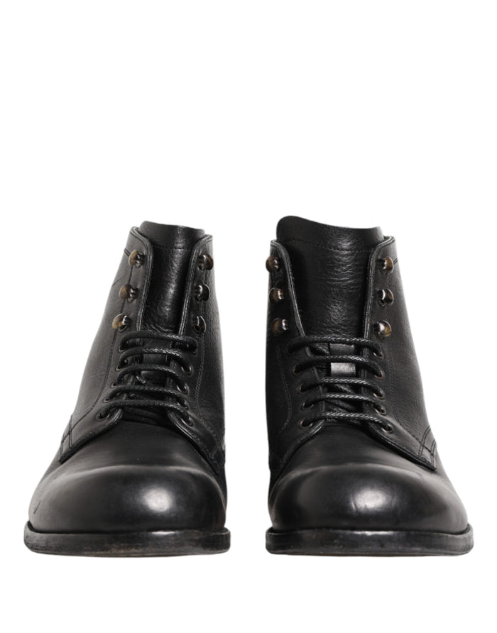 Dolce & Gabbana Leather boot in black — view 2
