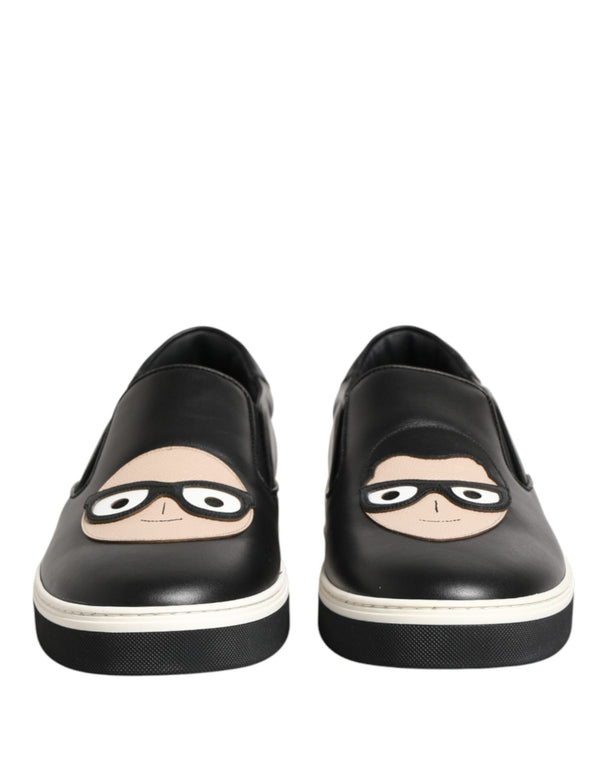 Dolce & Gabbana Leather sneaker in black
