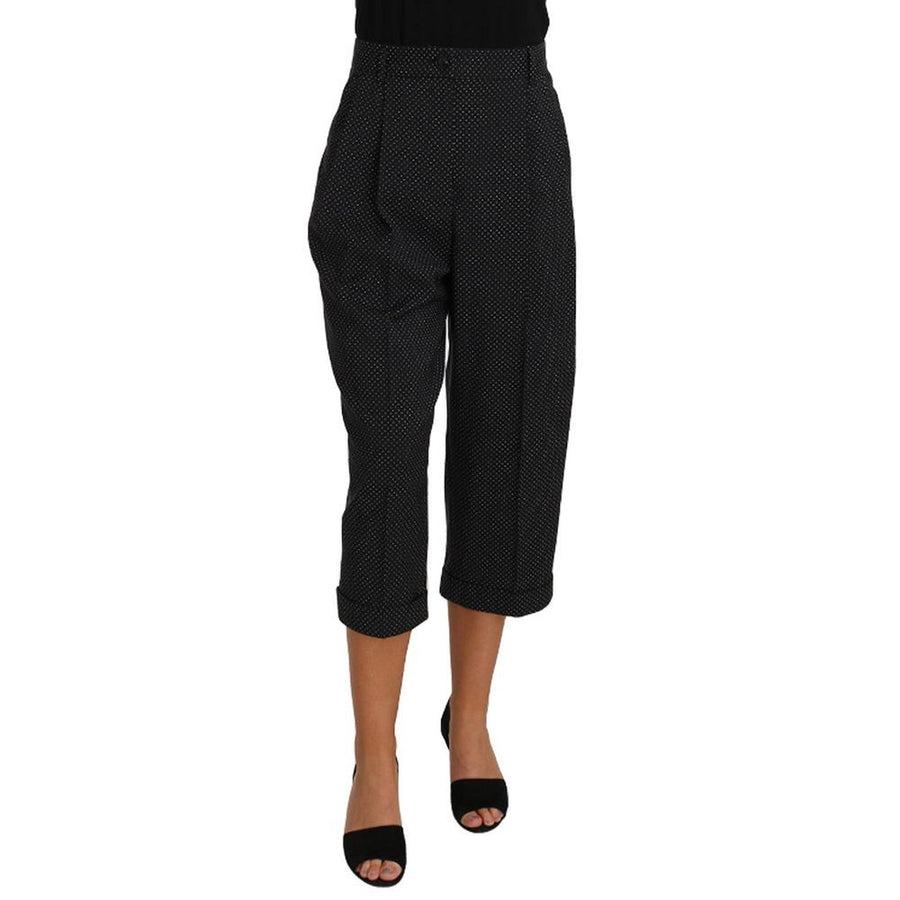 Dolce & Gabbana 100% Virgin Wool trousers in black