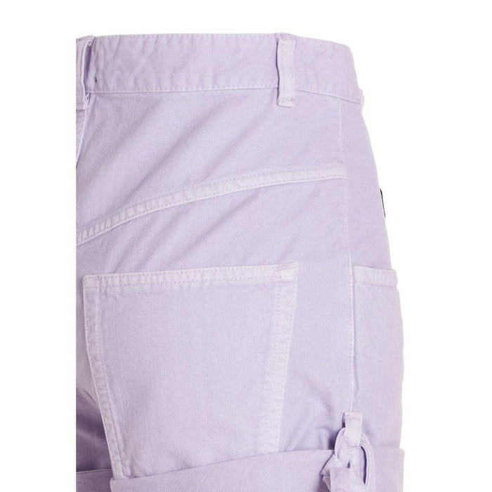 Isabel Marant Cotton shorts in purple — view 2