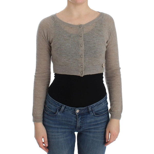 Ermanno Scervino Alpaca cardigan in beige