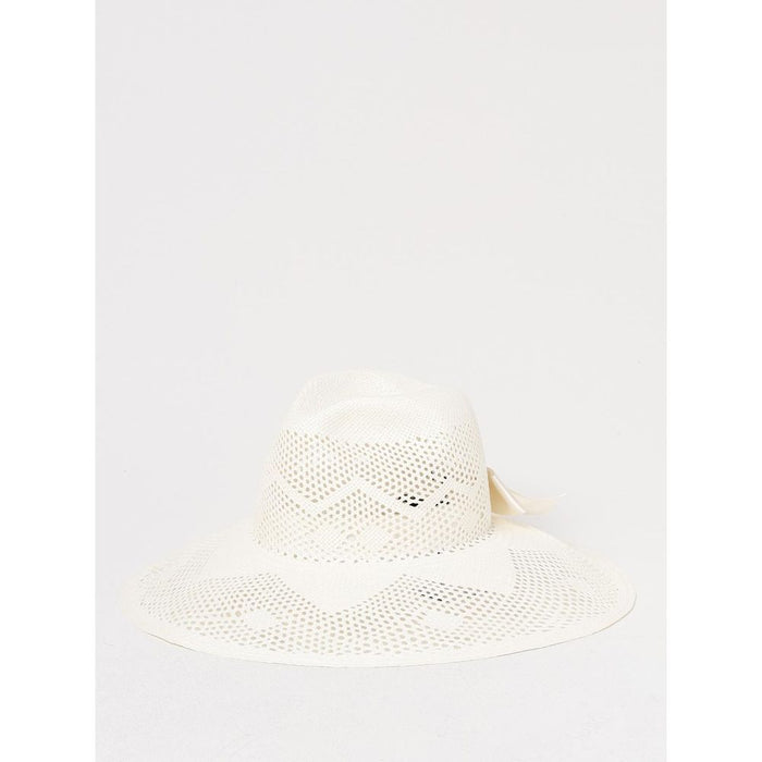 Borsalino BO2002PA Paper straw sun hat in white — view 2