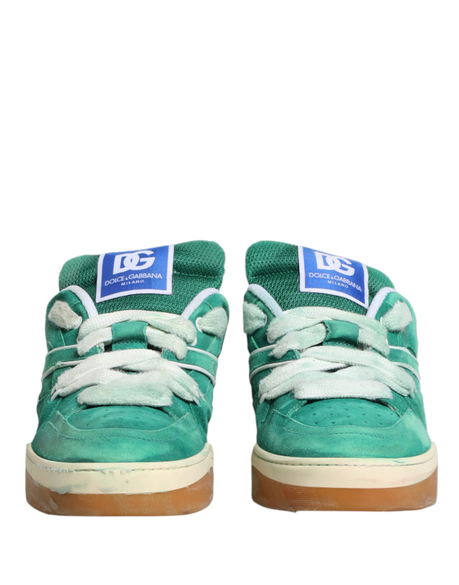 Dolce & Gabbana Leather (suede) sneaker in green