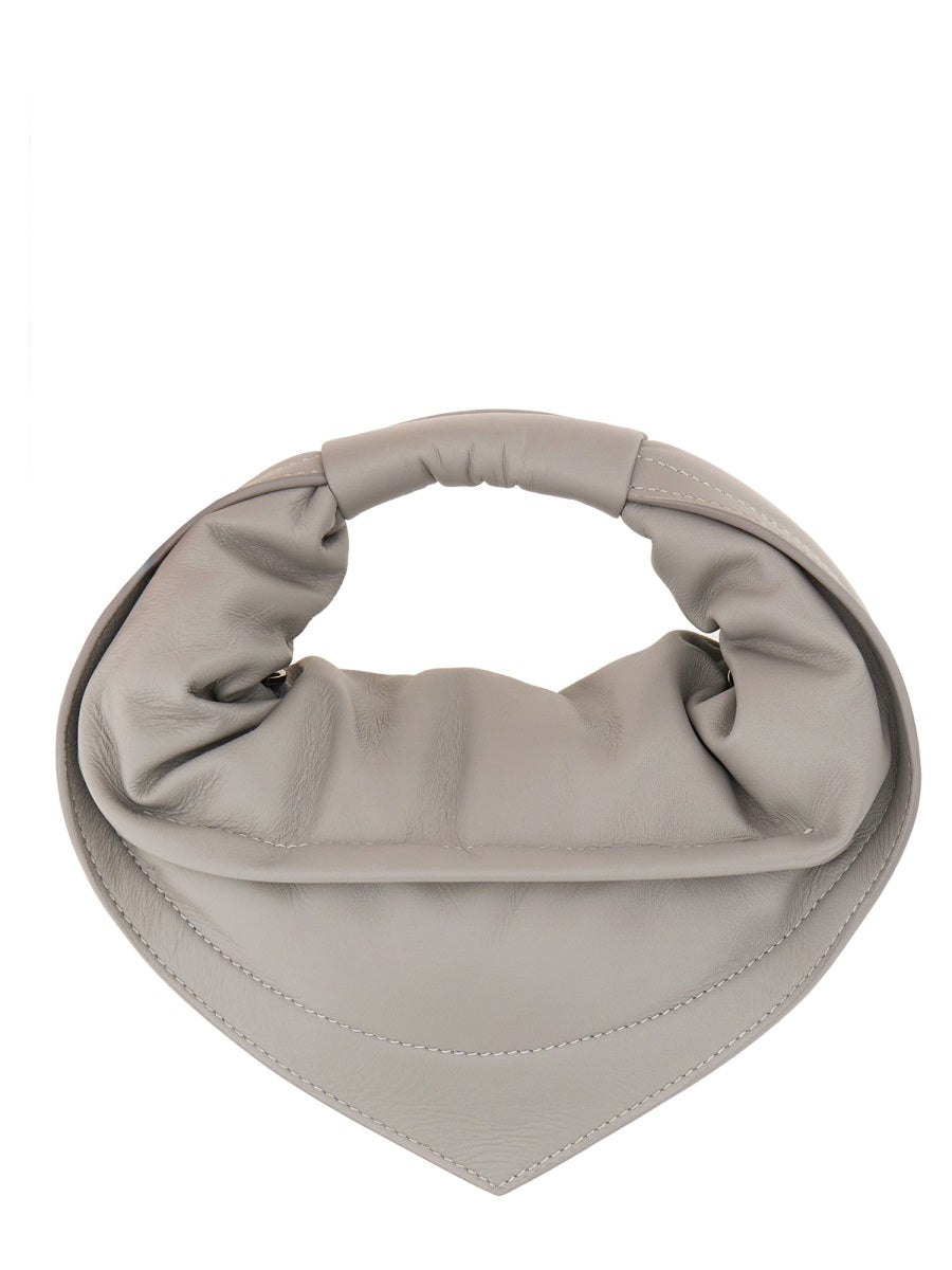 Mini Tortellino Bag Grey Calfskin Handbags