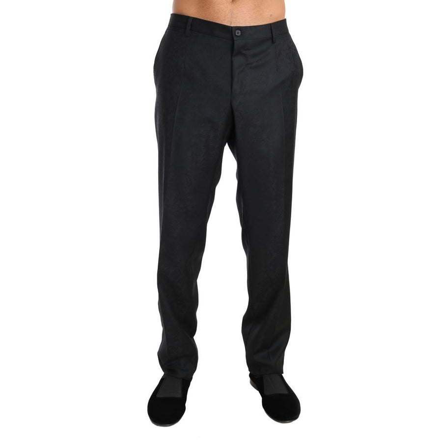 Dolce & Gabbana 98% cotton trousers in gray