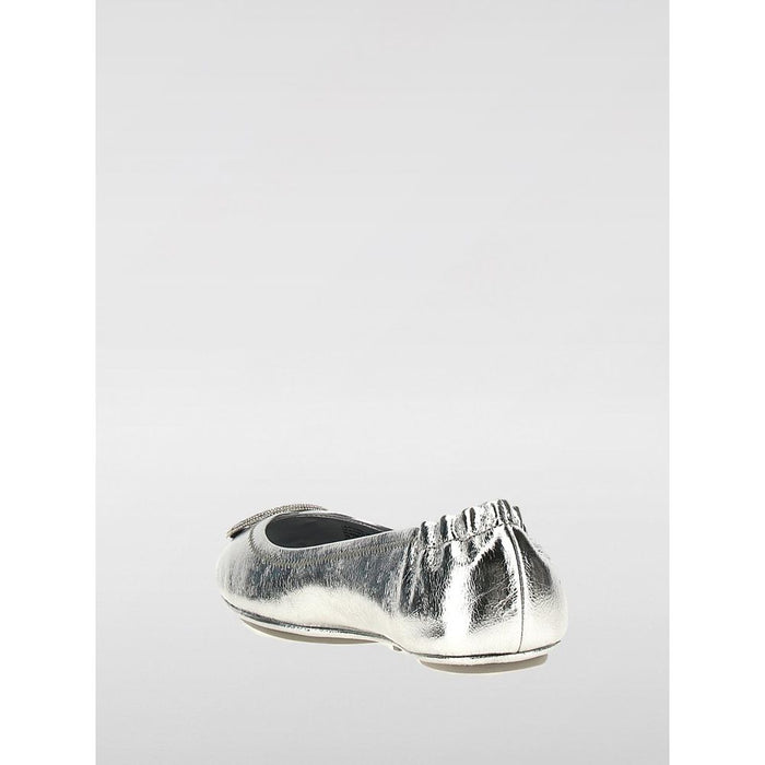 Tory Burch ballet flat in silver — view 2