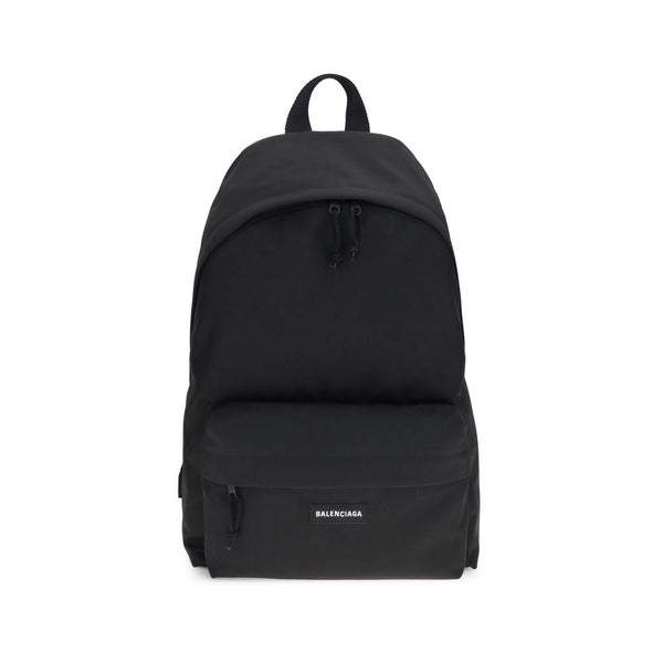 Balenciaga 95% Polyamide backpack in black