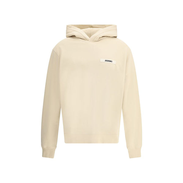 Jacquemus 100% Cotton hoodie in beige
