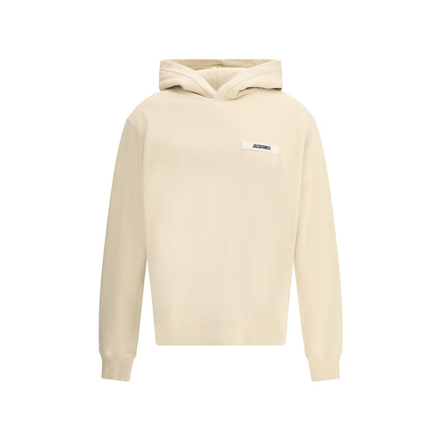 Jacquemus 100% Cotton hoodie in beige