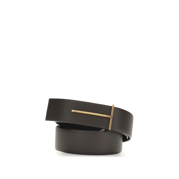 Tom Ford 100% Calf Leather belt in black