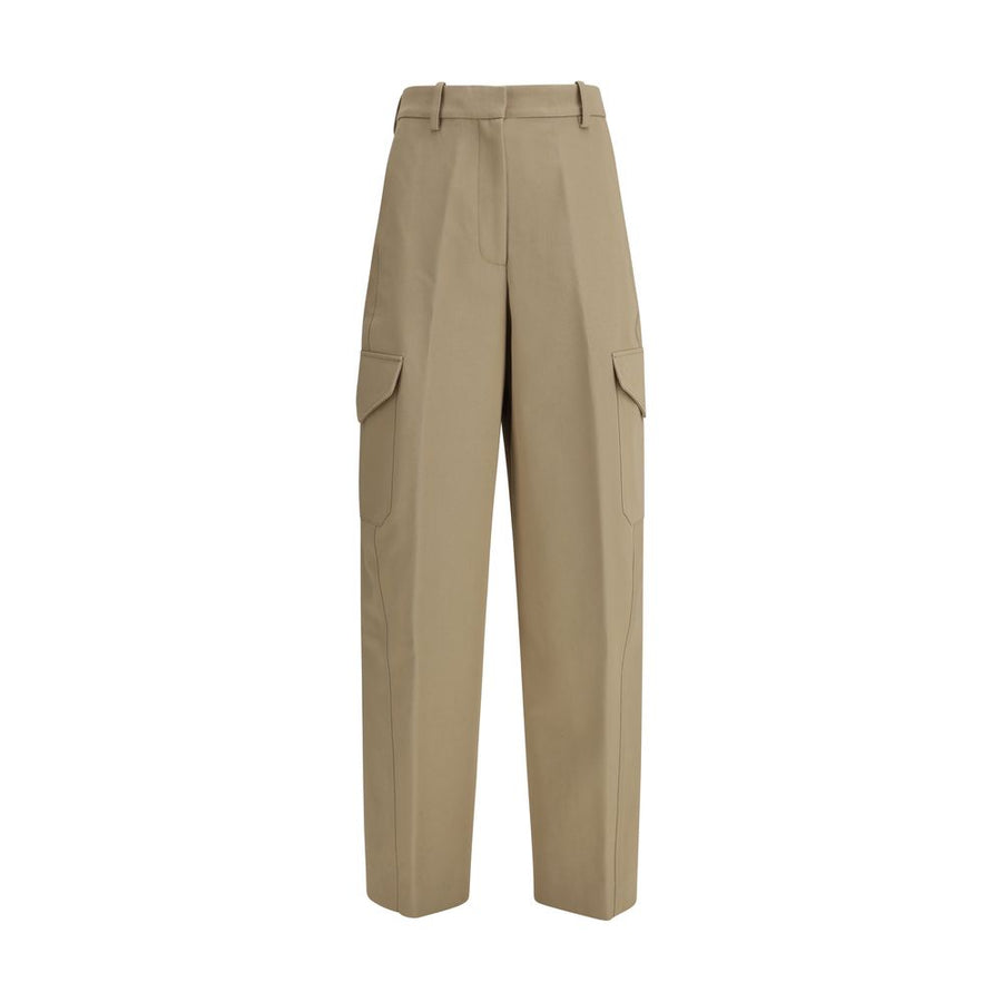 Givenchy 76% Cotton cargo pants in beige