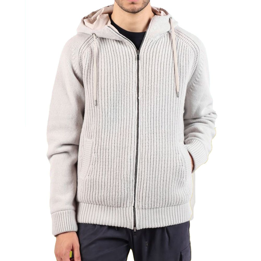 Herno 100% Wool jacket in gray — view 2