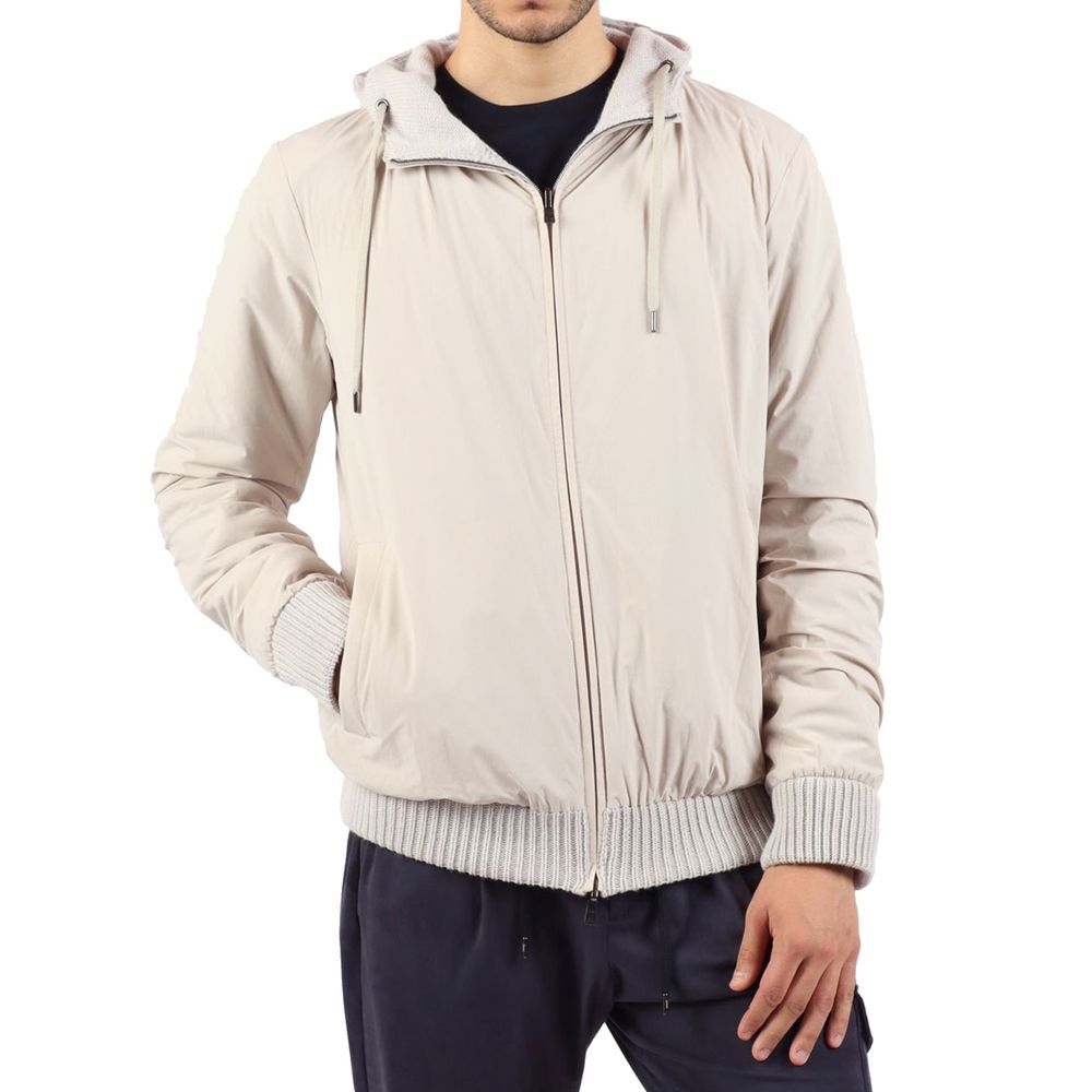 Herno 100% Wool jacket in gray — view 3