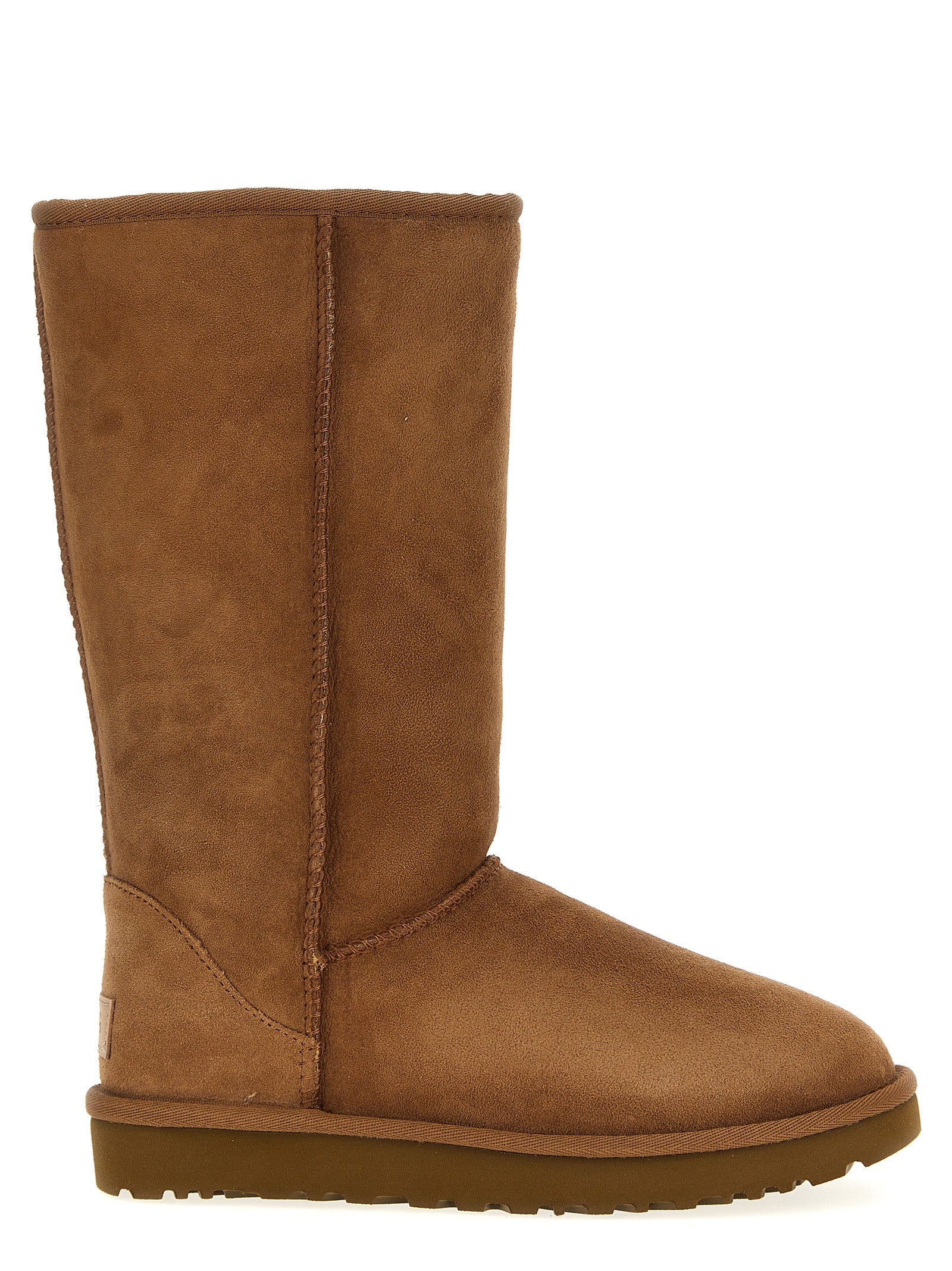 Classic Tall II boots Brown Suede Leather Boots, Ankle