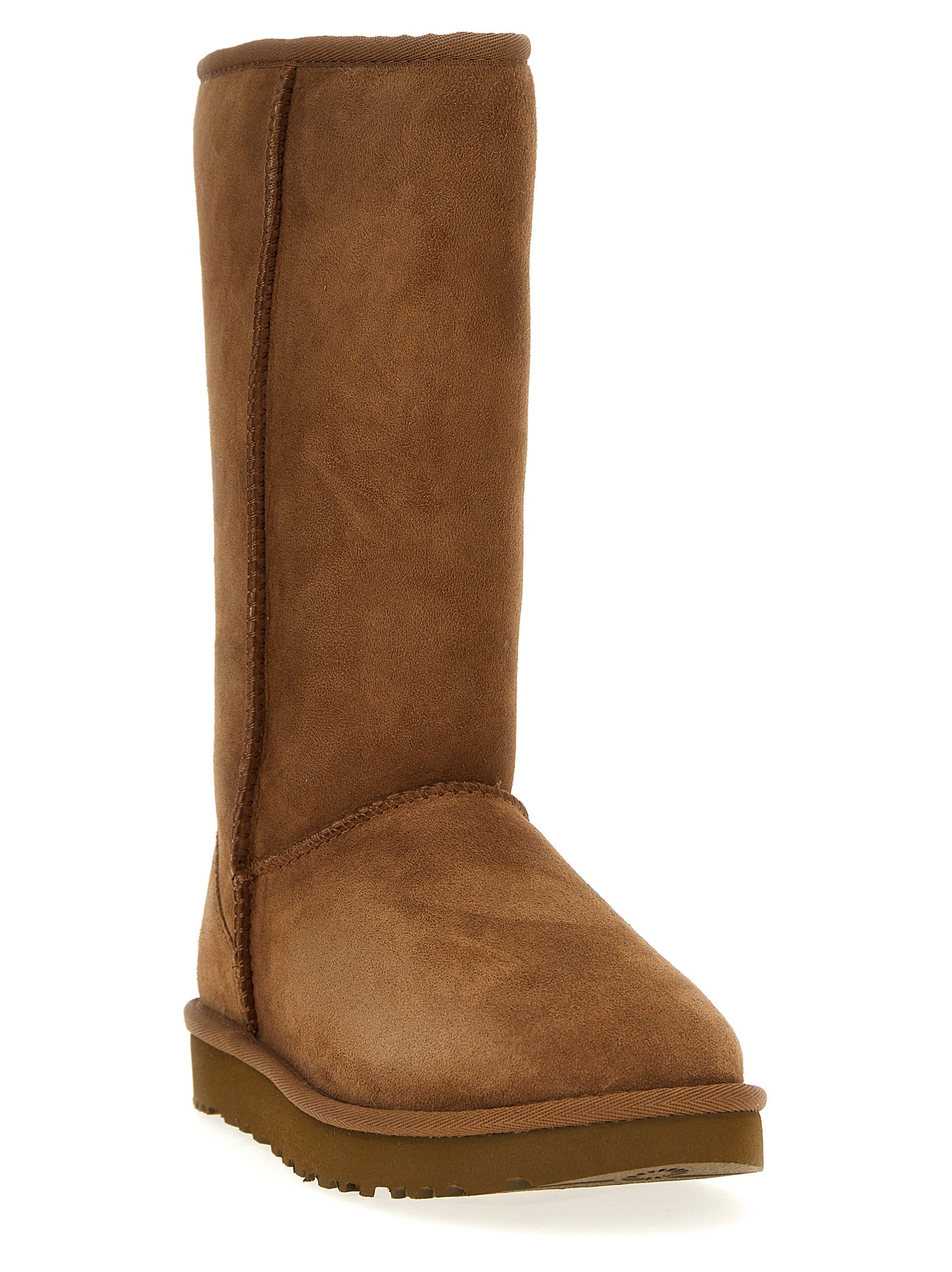 Classic Tall II boots Brown Suede Leather Boots, Ankle
