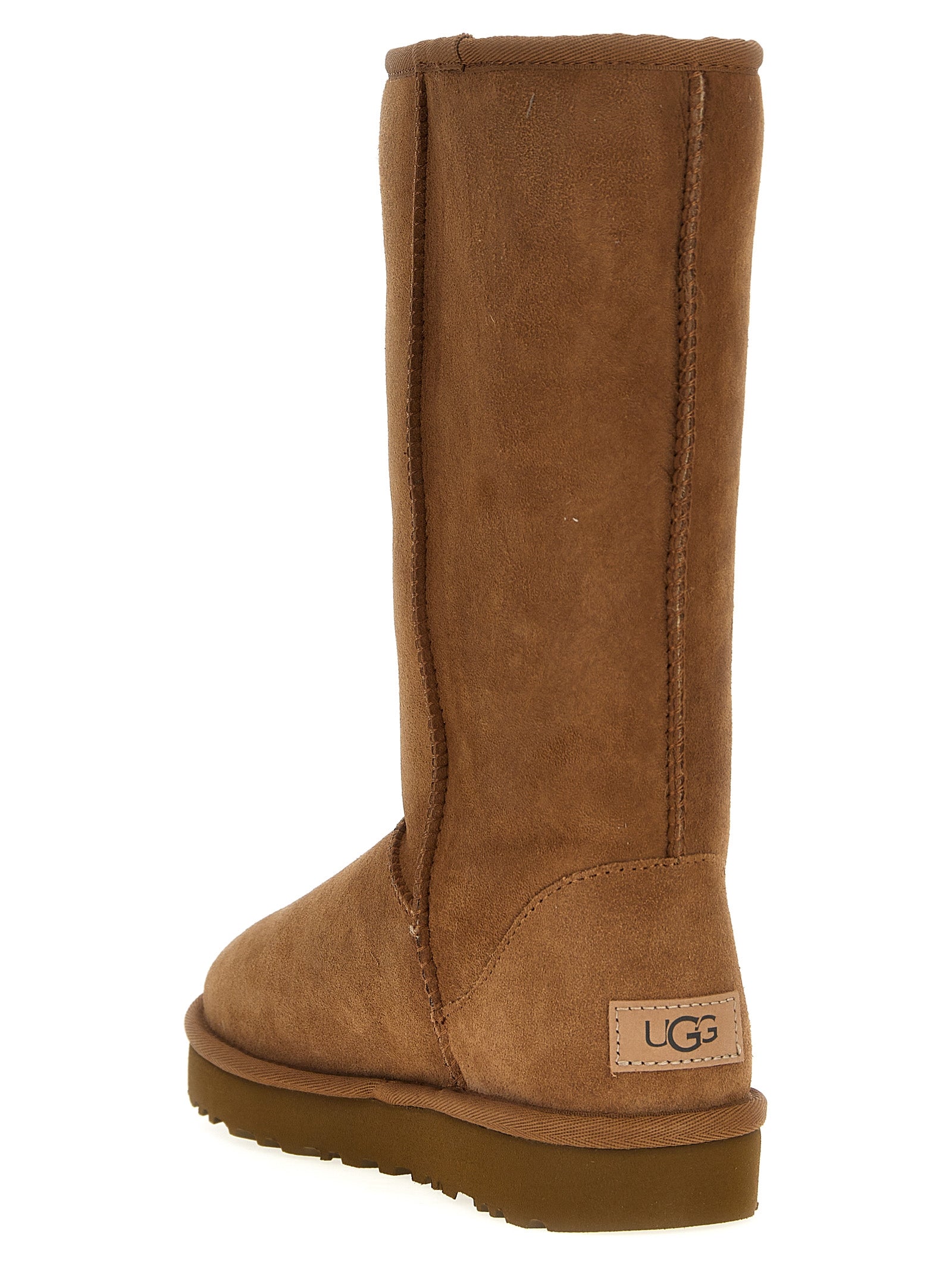 Classic Tall II boots Brown Suede Leather Boots, Ankle