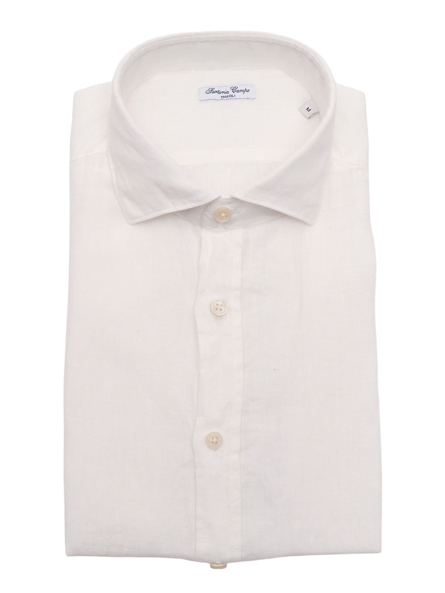 Mens Shirt White Cotton