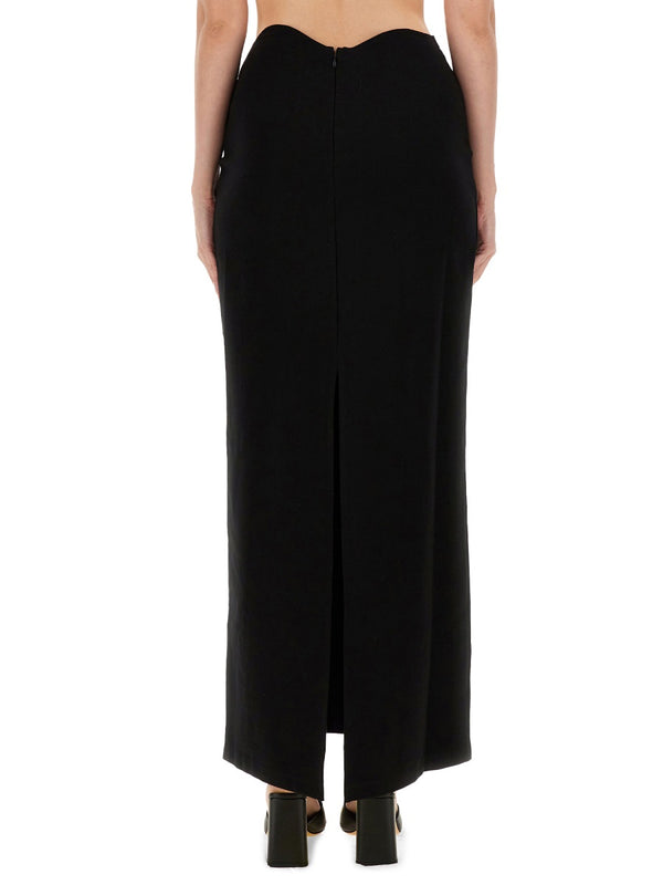 Petunia Skirt Black Viscose