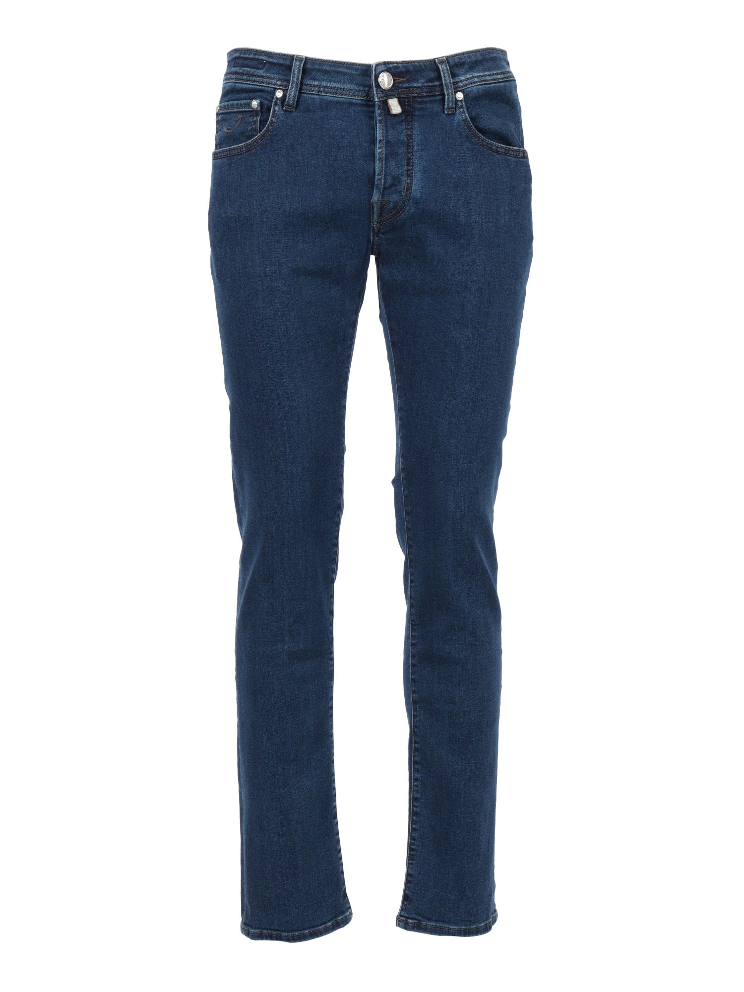 5 Pockets Slim Fit Pants Blue Jean