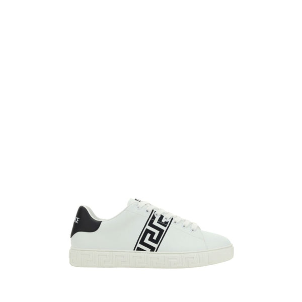 Versace 100% Calf Leather Bos Taurus sneaker in white
