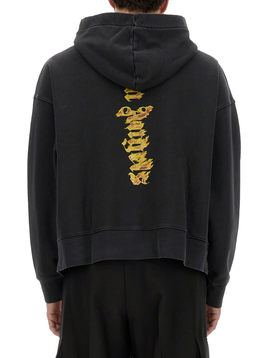 Cotton Black Hoodie Sweatshirts