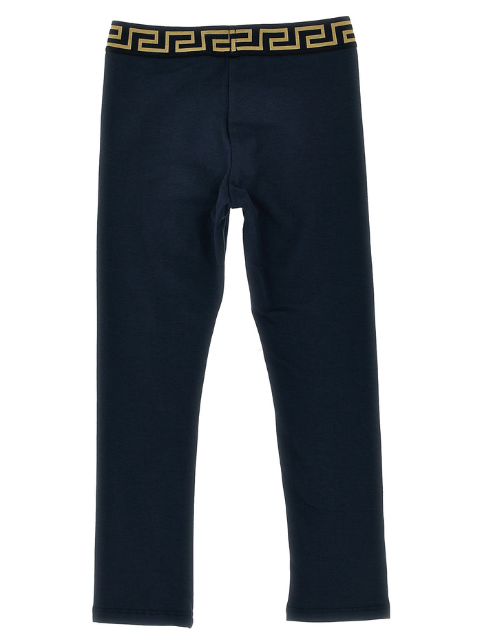 Medusa leggings Blue Cotton Elastane