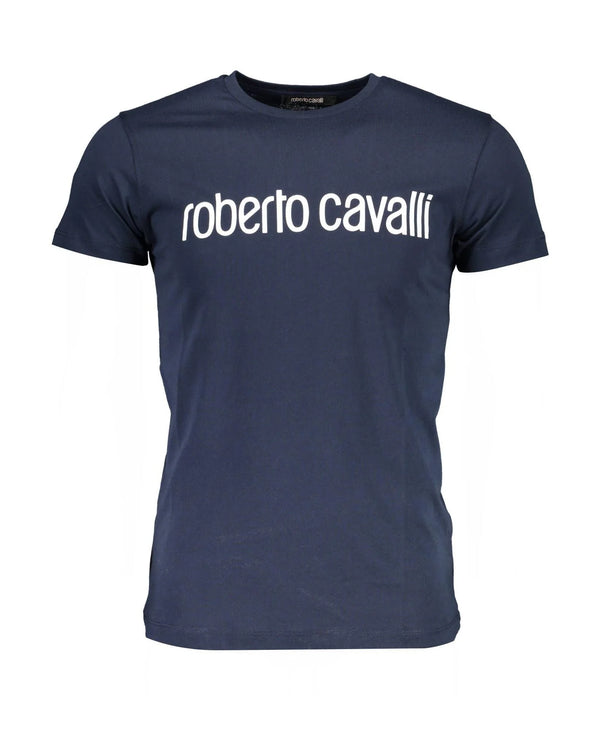 Roberto Cavalli Cotton t-shirt in navy