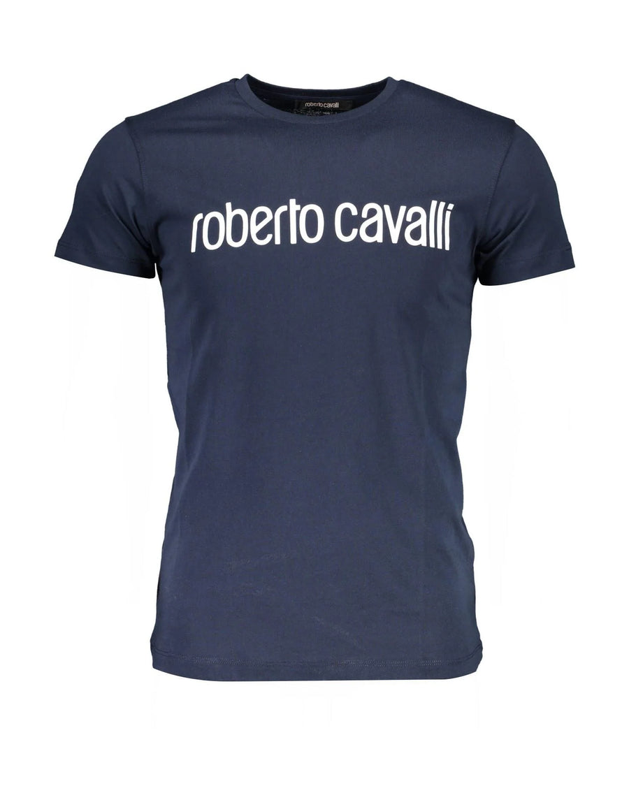 Roberto Cavalli Cotton t-shirt in navy