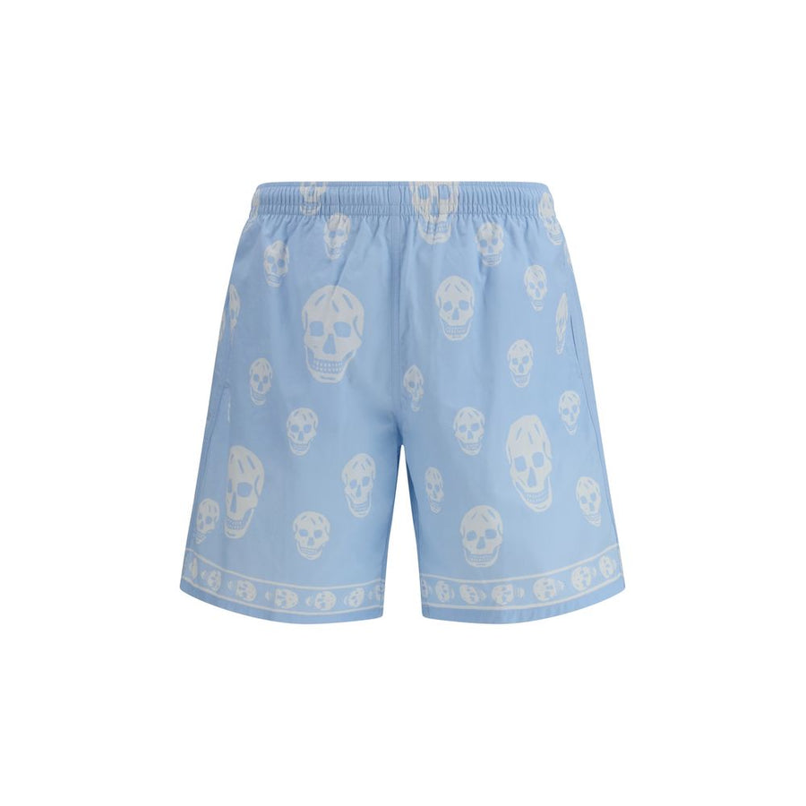 Alexander McQueen 100% Polyamide shorts in blue