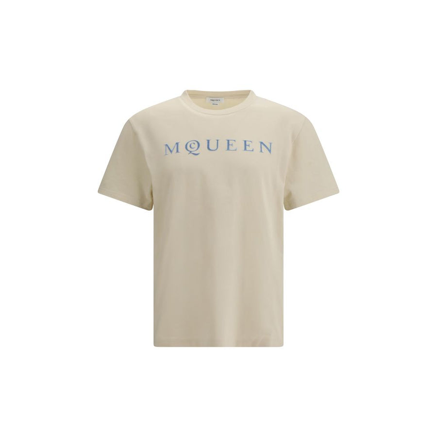 Alexander McQueen 100% Cotton t-shirt in beige