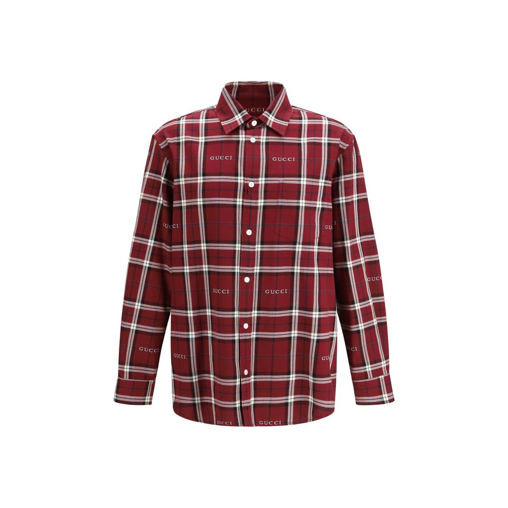 Gucci 100% Cotton shirt in red