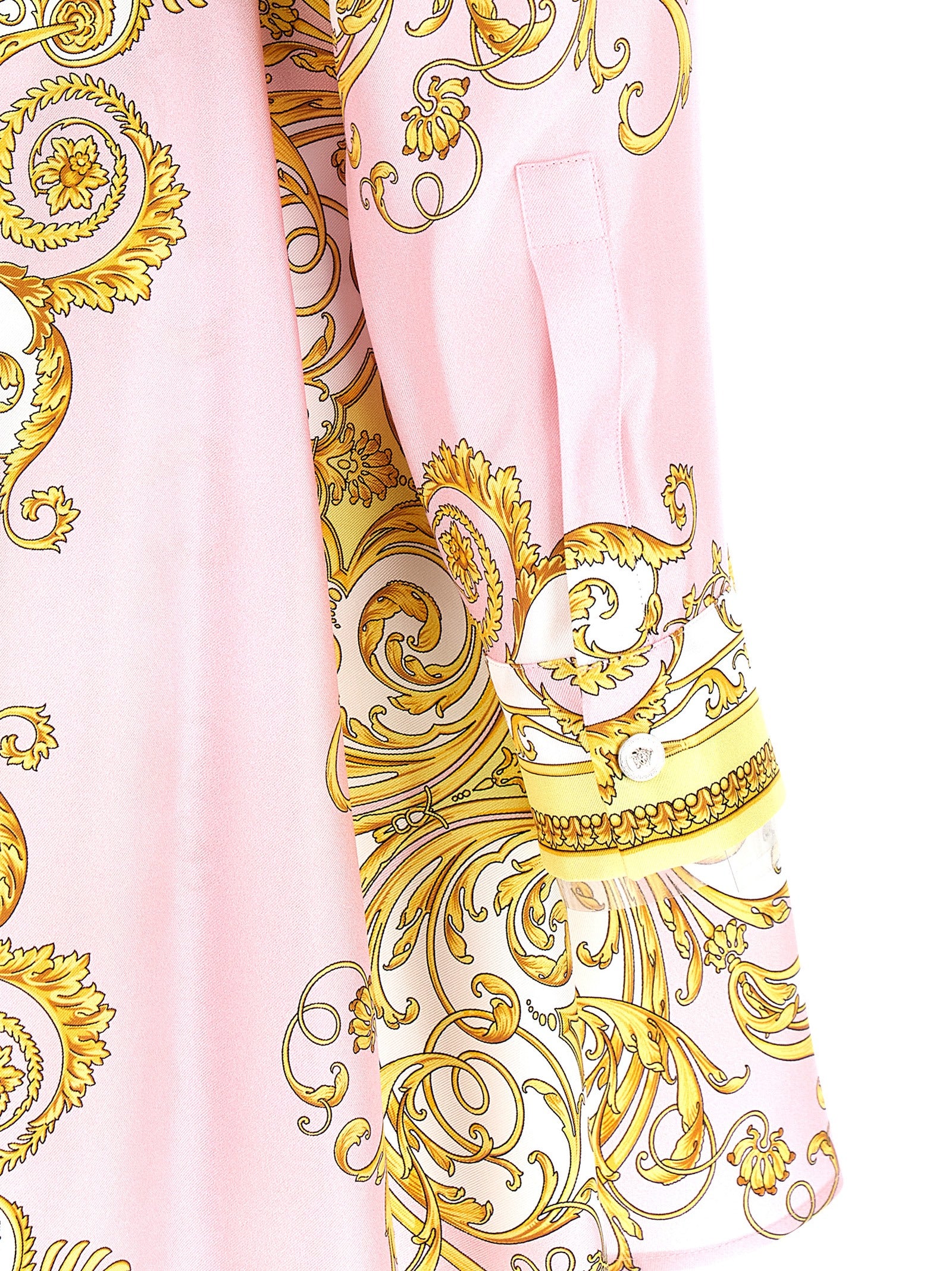 Spring Barocco dress Multicolor Silk