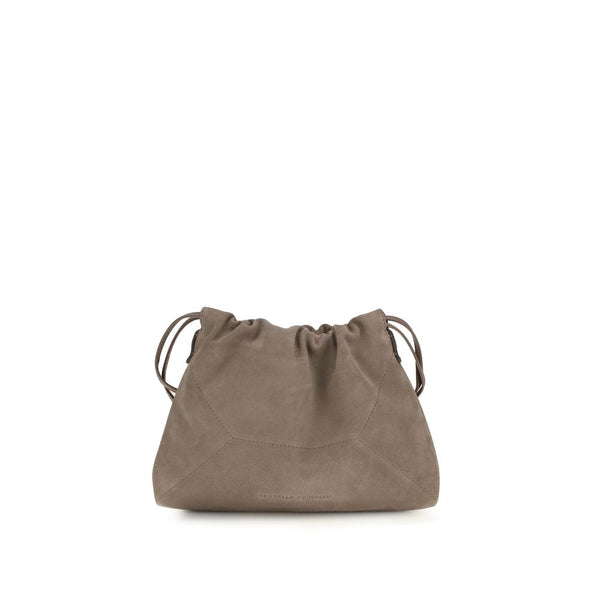 Brunello Cucinelli 100% Calf Leather Bos Taurus clutch in beige