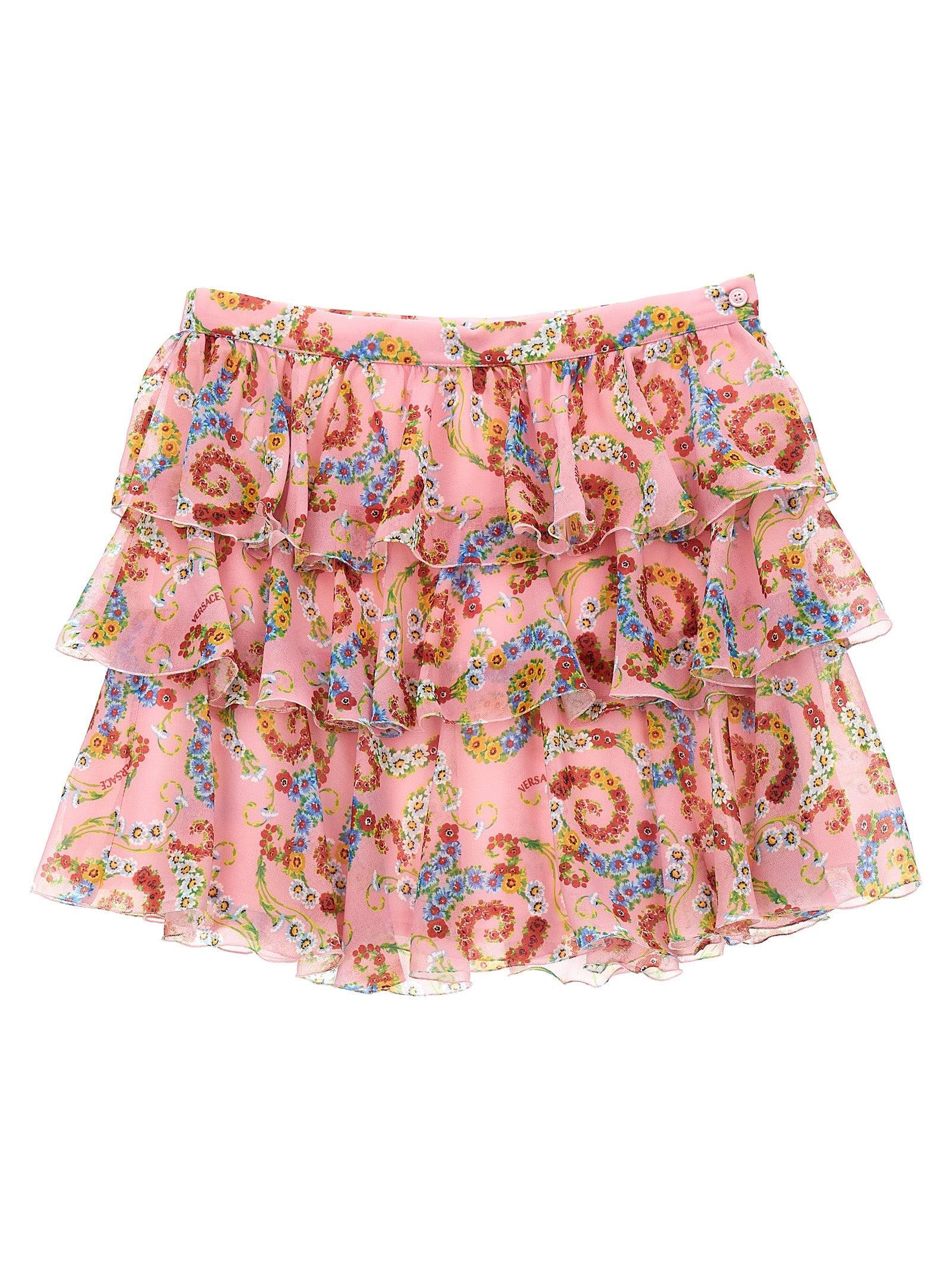 Geo Poly Barocco Flower skirt Multicolor Polyester