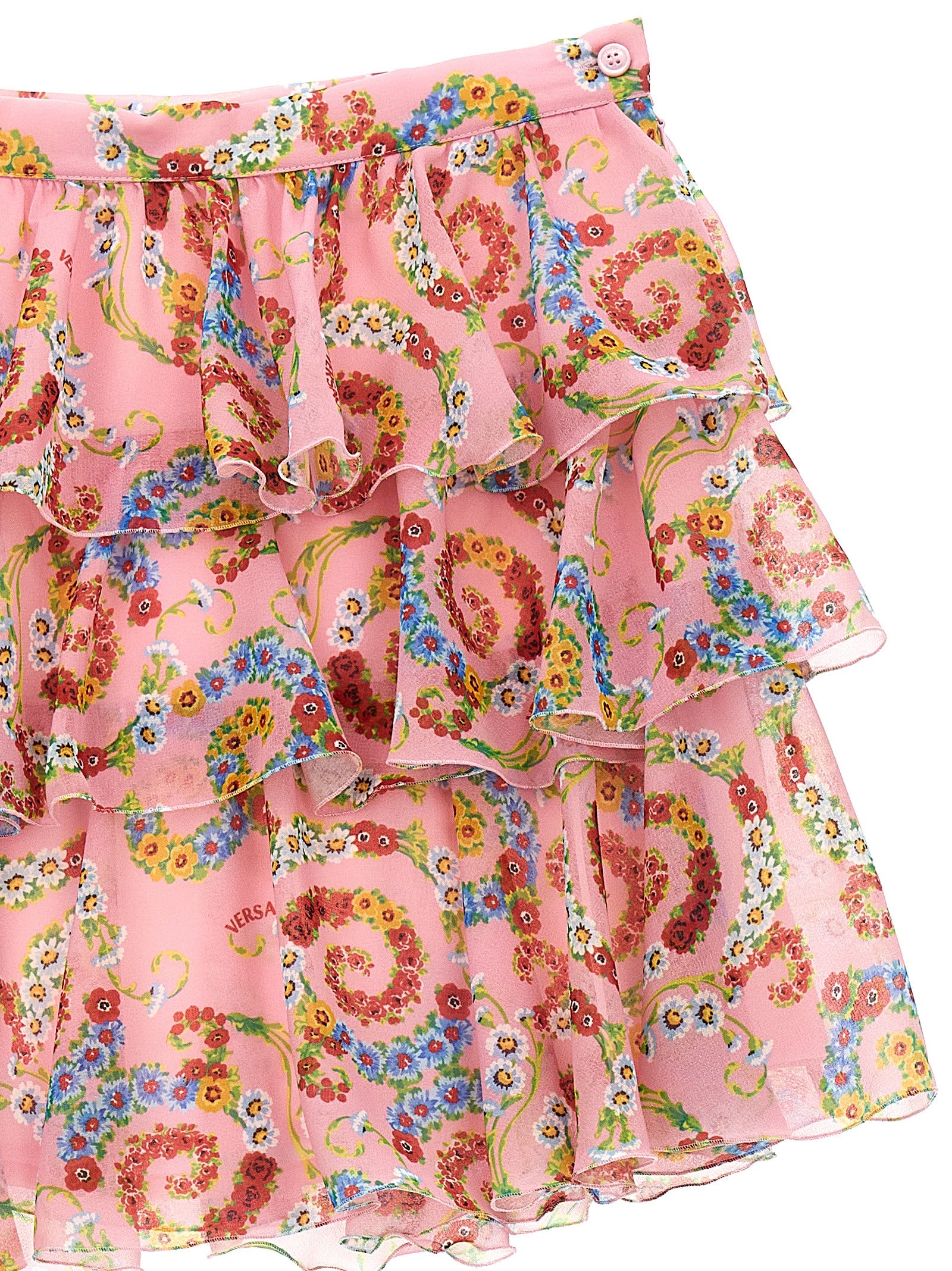 Geo Poly Barocco Flower skirt Multicolor Polyester