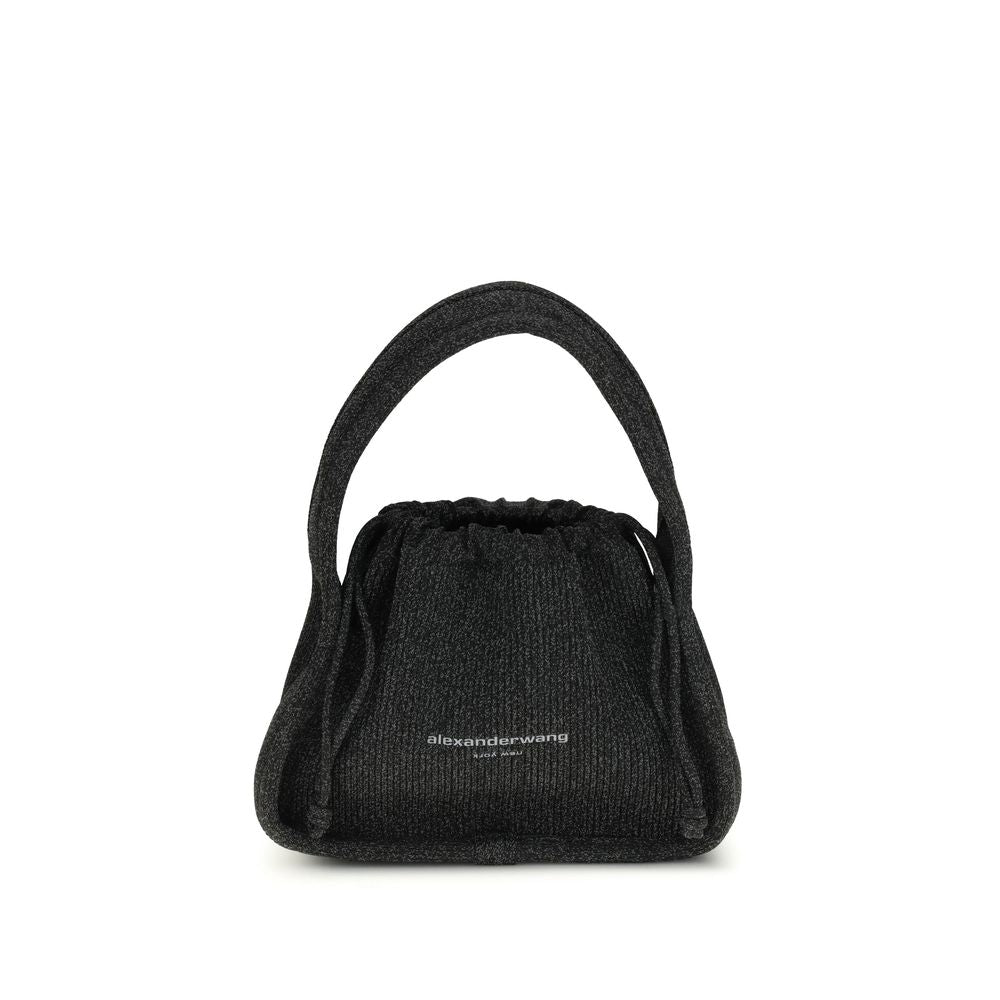 Black Polyester Handbag Bag