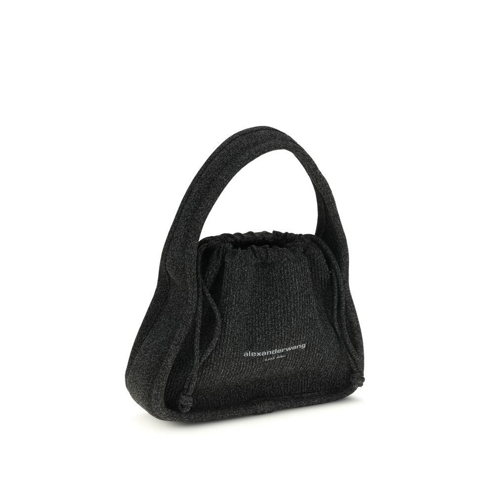 Black Polyester Handbag Bag