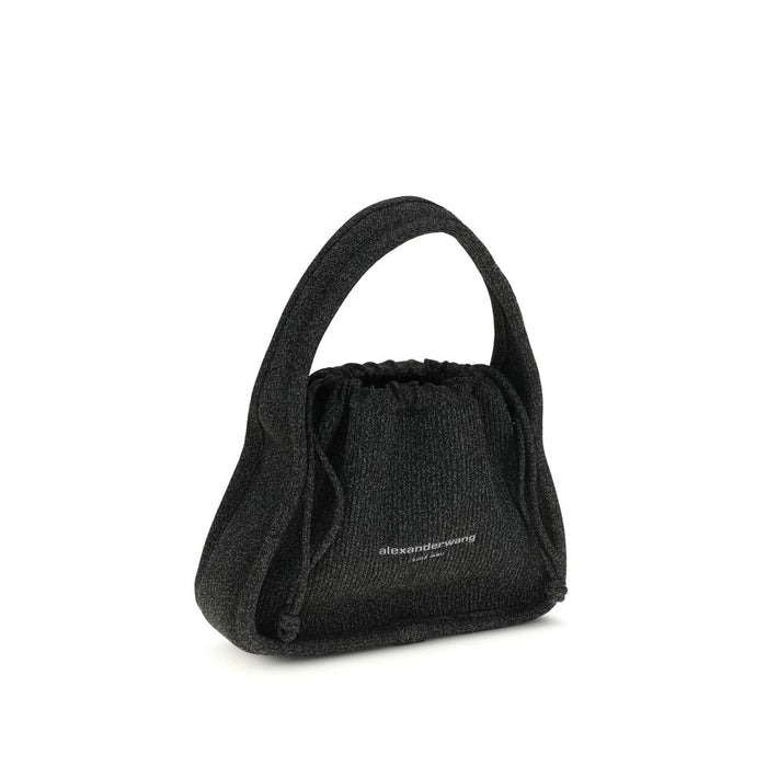 Black Polyester Handbag Bag
