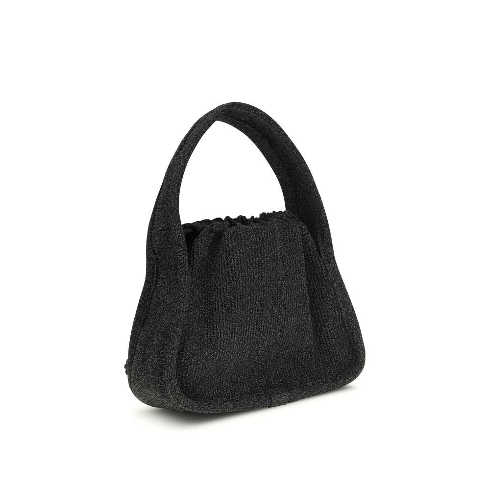 Black Polyester Handbag Bag