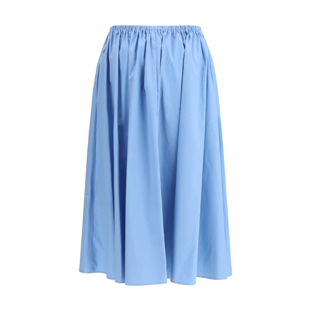 Marni 100% Cotton skirt in blue — view 2