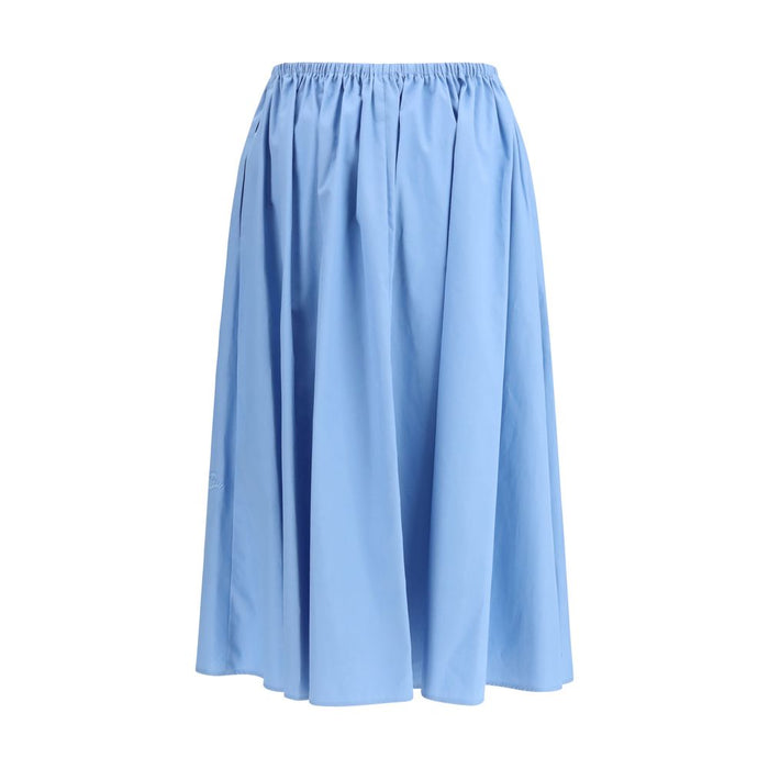 Marni 100% Cotton skirt in blue — view 2